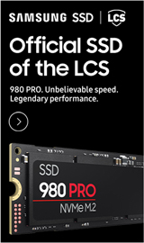 Samsung SSD. Official SSD of the LCS. 980 Pro NVMe