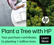 Plant a Tree with HP. Your purchase contributes to planting 1 million trees - Learn More